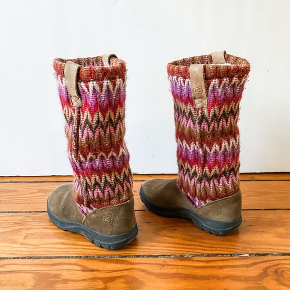 Keen Auburn Sweater Boots, little girls size 10 - Picture 4 of 9
